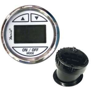 Faria Chesapeake White SS 2 Depth Sounder w/In-Hull Transducer