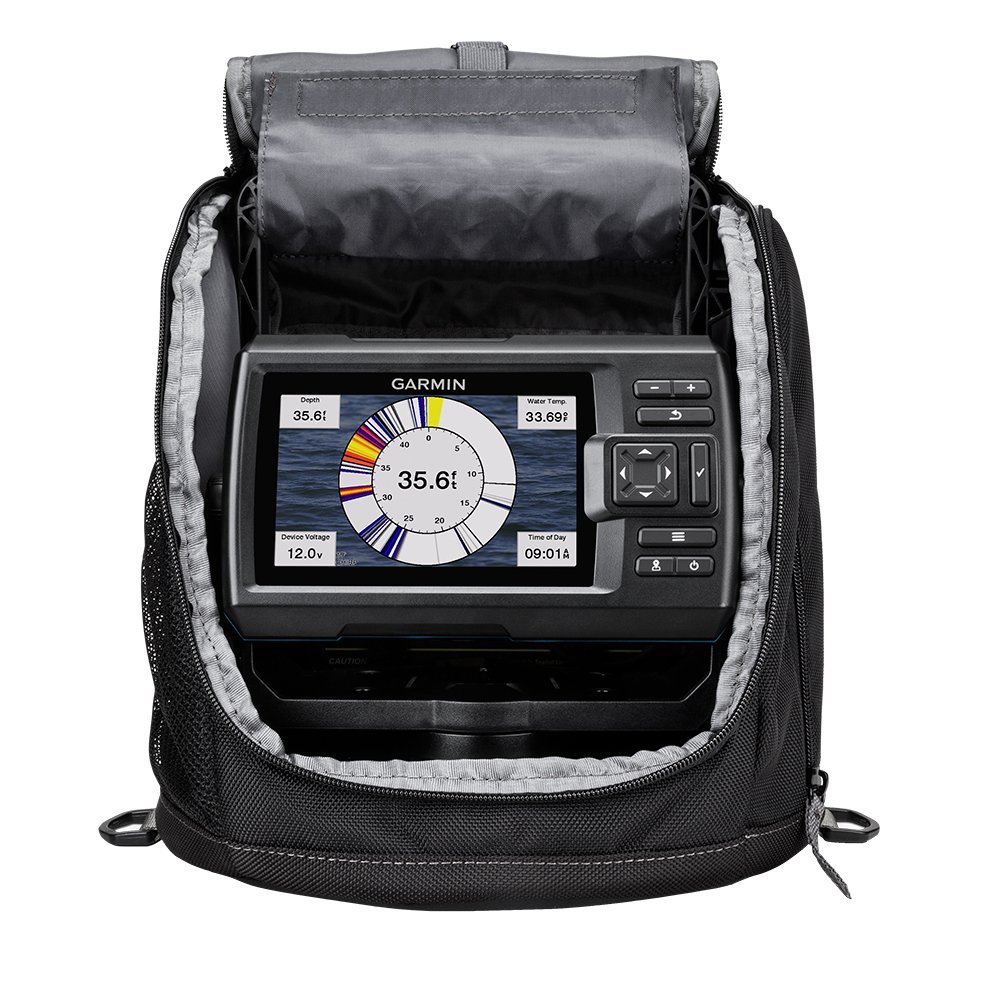 Garmin STRIKER Vivid 5cv Fishfinder Ice Fishing Bundle 1 Garmin STRIKER Vivid 5cv Fishfinder Ice Fishing Bundle