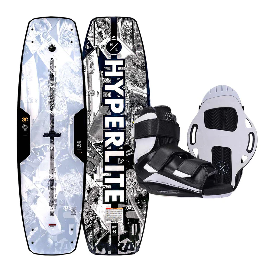 Hyperlite Murray Wakeboard w/ Formula Bindings 1 Hyperlite Murray Wakeboard w/ Formula Bindings