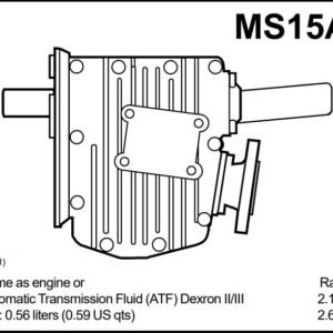 NEW Volvo Penta MS15A 2.63 Marine Gearbox