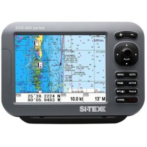 SI-TEX Standalone 8 Chartplotter System w/Color LCD, Internal & External GPS Antenna & C-MAP 4D Card