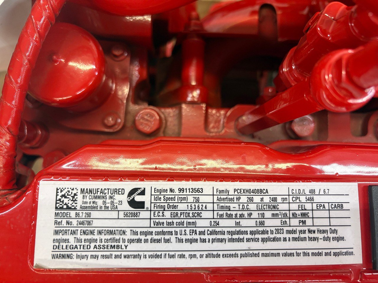 New 2023 Cummins ISB6.7 260hp Common Rail Engine 2 New 2023 Cummins ISB6.7 260hp Common Rail Engine - Image 2